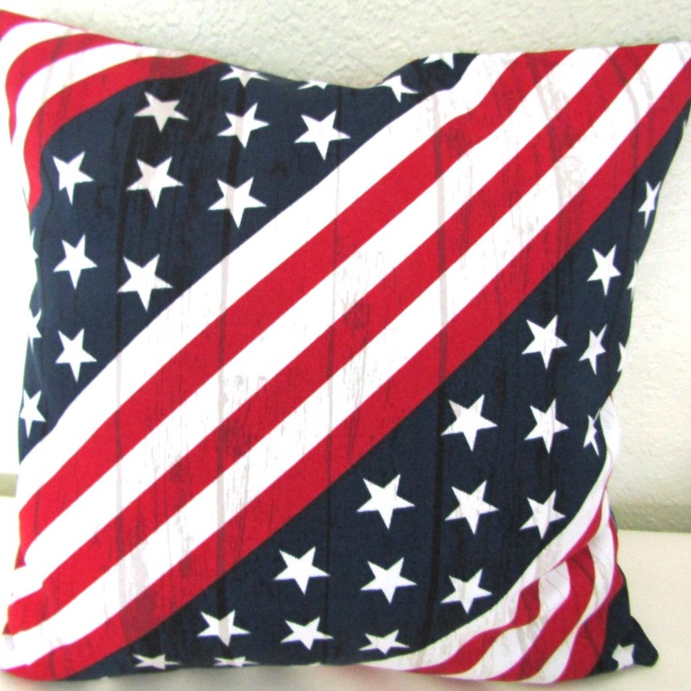Patio Pillow Case Sofa Throw Cushion Cover 4th Of July Pillow case